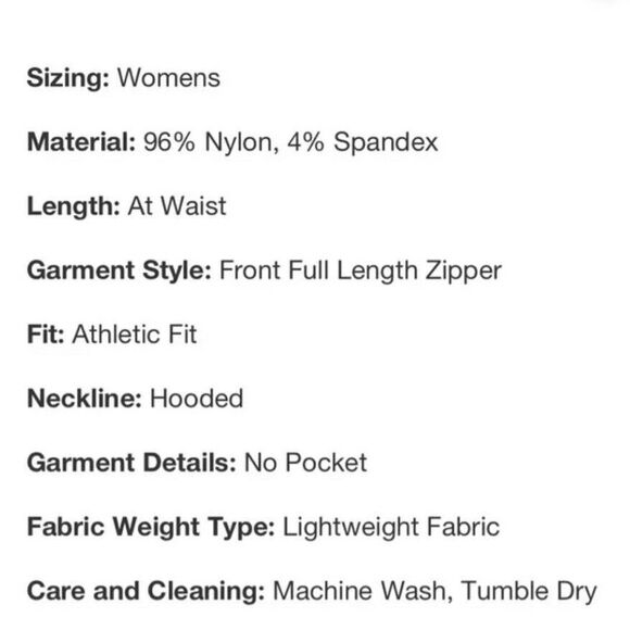 Prince Pickleball Women's Woven Zip-Front Hooded Jacket NEW W/tags! - Picture 6 of 6